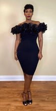 Load image into Gallery viewer, OFF THE SHOULDER RUFFLE DRESS