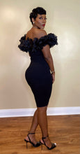 Load image into Gallery viewer, OFF THE SHOULDER RUFFLE DRESS