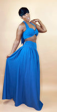 Load image into Gallery viewer, Indigo Blue Skirt Set