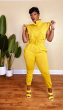 Load image into Gallery viewer, TRENDSETTER JUMPSUIT (CHARTREUSE)