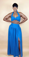 Load image into Gallery viewer, Indigo Blue Skirt Set