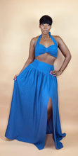 Load image into Gallery viewer, Indigo Blue Skirt Set