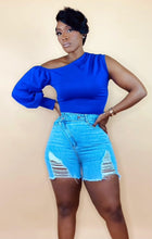 Load image into Gallery viewer, LAVISH TOP (ROYAL BLUE)