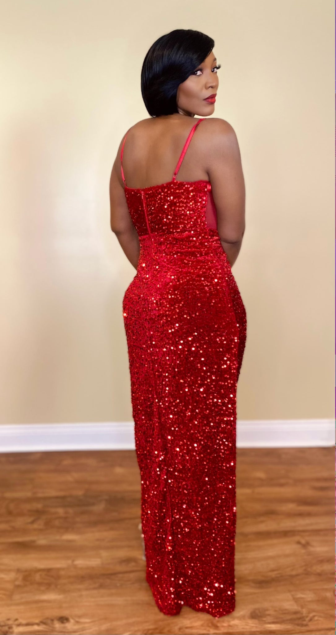 HOLIDAY CHIC RED DRESS Sugar N Spice Boutique HOLIDAY CHIC RED DRESS Sugar N Spice Boutique