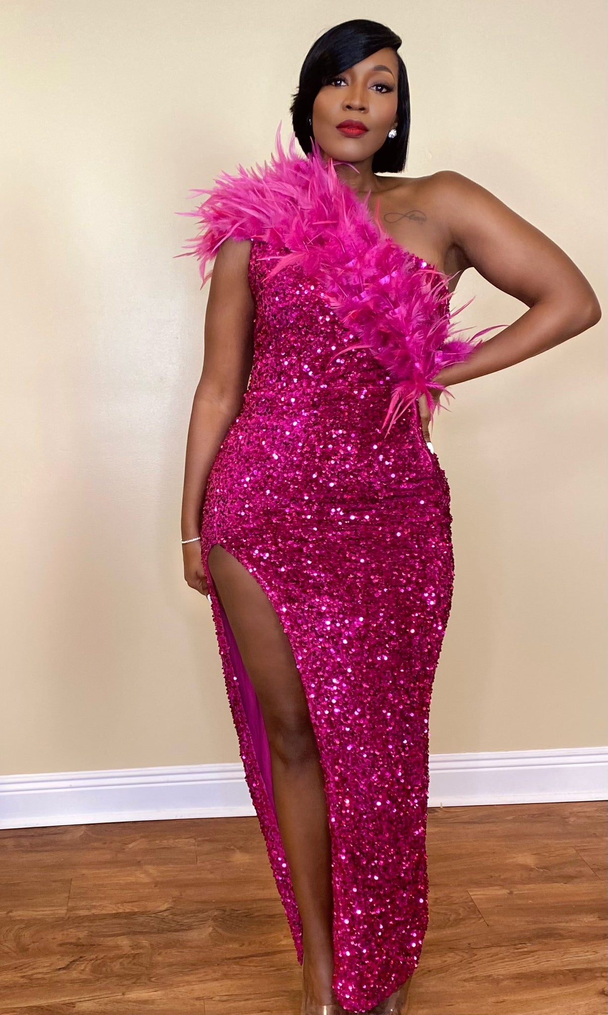 glamorous ladies dress Beaded Evening Dresses | Glamorous Formal Gowns