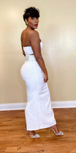 Load image into Gallery viewer, CRYSTAL TRIM SKIRT SET (WHITE)
