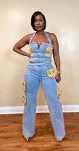 Load image into Gallery viewer, DENIM UTILITY JUMPSUIT
