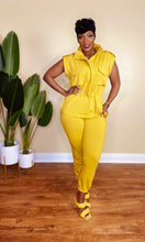 Load image into Gallery viewer, TRENDSETTER JUMPSUIT (CHARTREUSE)
