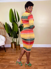 Load image into Gallery viewer, JAMAICA VIBES MIDI DRESS
