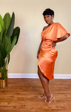 Load image into Gallery viewer, HOLIDAY STRUT DRESS (ORANGE)
