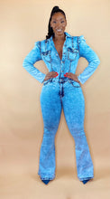 Load image into Gallery viewer, DATE READY DENIM JUMPSUIT (STONE WASH)
