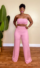 Load image into Gallery viewer, OFF TO PARADISE PANTS SET (ROSE PINK)
