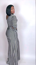 Load image into Gallery viewer, One Shoulder Stripe Jumpsuit
