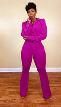 Load image into Gallery viewer, CLASSY OUTING PANTS SET (MAGENTA)
