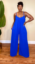 Load image into Gallery viewer, FLOW WITH ME JUMPSUIT (ROYAL BLUE)

