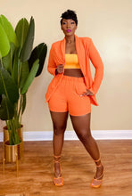 Load image into Gallery viewer, ORANGE BLAZER SET
