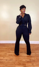 Load image into Gallery viewer, CLASSY OUTING PANTS SET (BLACK)

