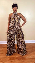 Load image into Gallery viewer, MOCK NECK LEOPARD JUMPSUIT
